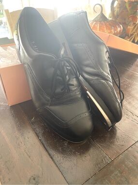 Bloch Black Men's Athletic Lace-Up Tap Shoes